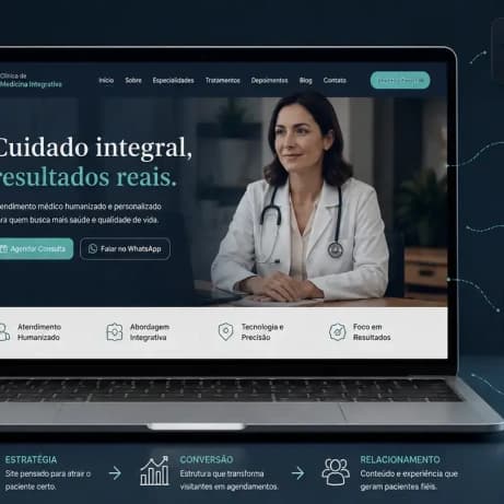 10 seções de site médico que geram mais consultas