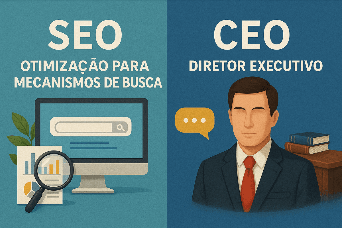 Qual a diferença de CEO para SEO?