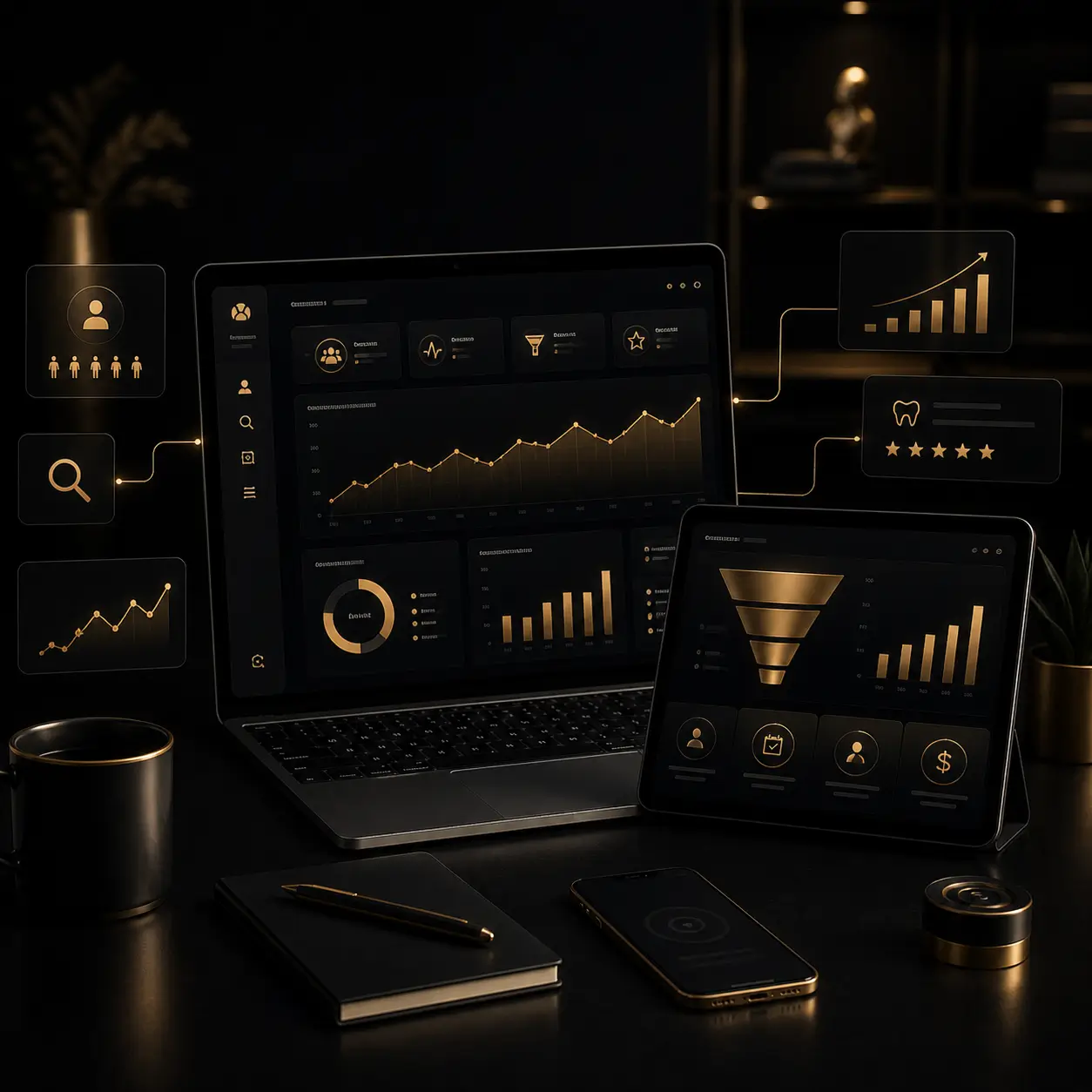 SEO e aquisição estratégica para psiquiatras